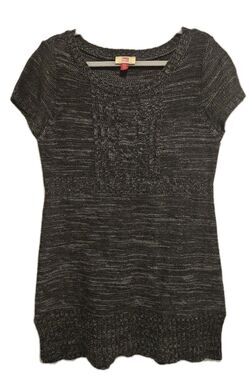 L.E.I. Kathleen Gray Sweater Dress Juniors Size XXL 90s Y2K